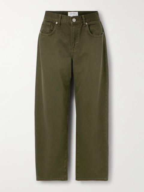 Marilyn Cotton-twill Wide-leg Pants
