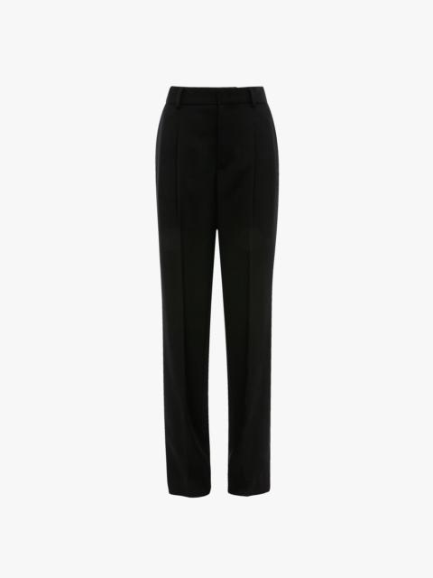 Tailored Straight Leg Trouser In Black