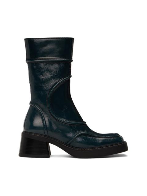 Navy Malene Boots