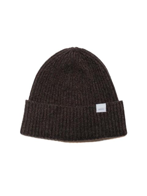 Standard Merino Lambswool Beanie Heathland Brown