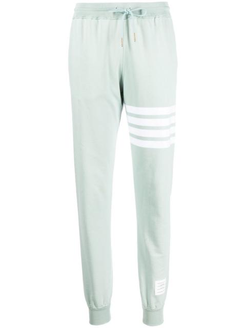 4-Bar stripe cotton sweatpants