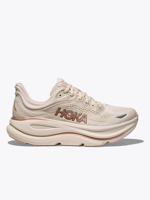 Women's Bondi 9 Shoes in Oat Milk/Rose Gold