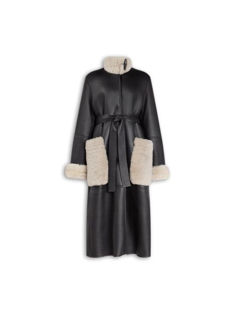 SHEARLING TRENCH
