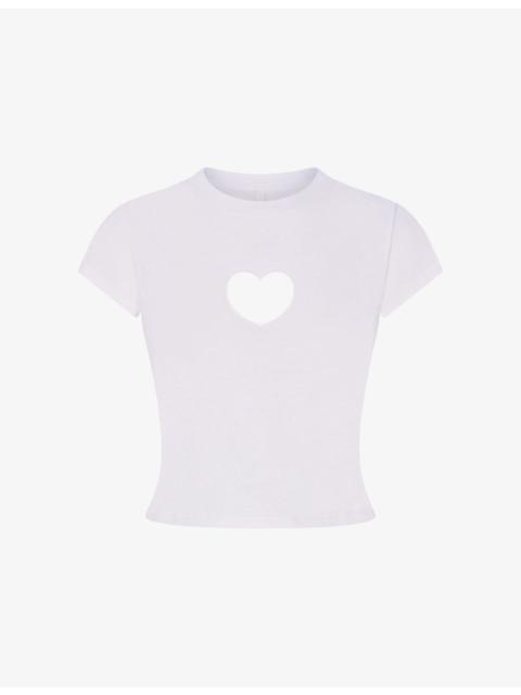 Worn-In Heart Baby Cotton-Jersey T-Shirt