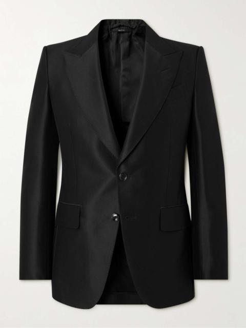 Dyylan Wool and Silk-Blend Twill Suit Jacket