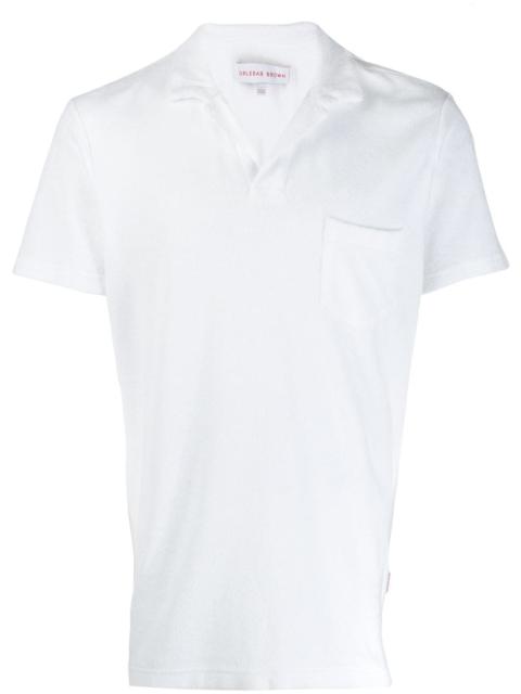 terrycloth polo shirt