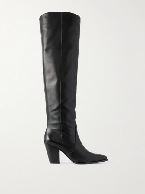 Jolene Leather Knee Boots