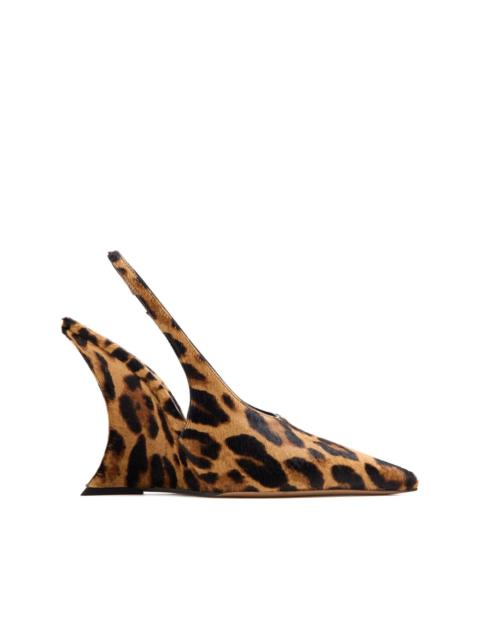 105mm Nina leopard-print pumps