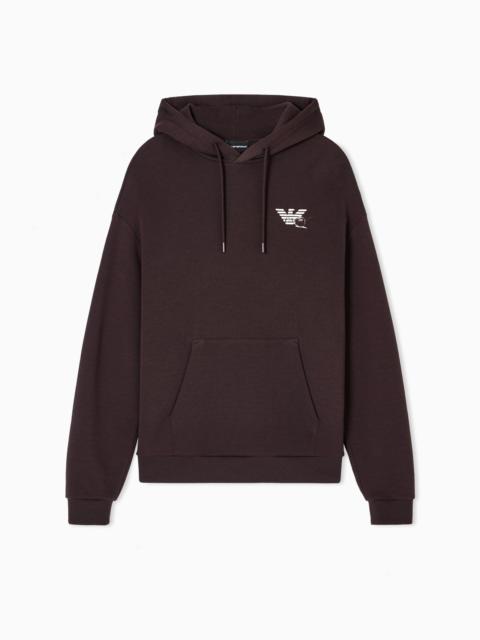 ASV JERSEY TWILL SWEATSHIRT WITH A PLAYING CARDS PRINT