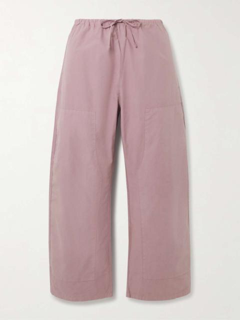 Kyoto cotton wide-leg pants Pink