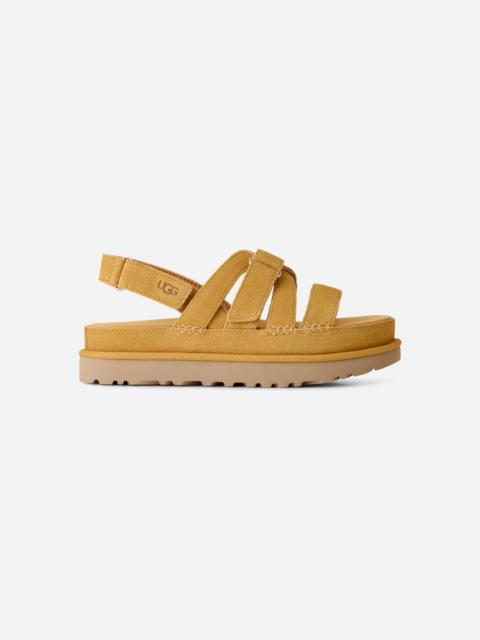 ® Women's Goldenstar Gleam Suede Sandals in Wheat Field
