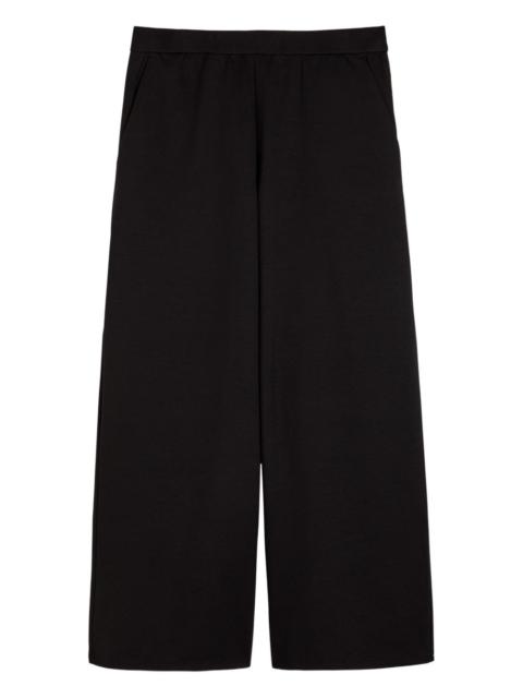 pocket wide-leg trousers