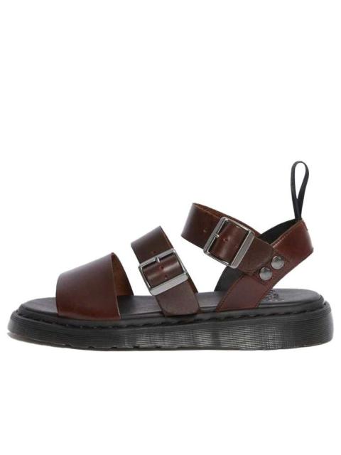 Dr. Martens Gryphon Brando Unisex Charro Brando Gladiator Sandals Dark Brown 15695230