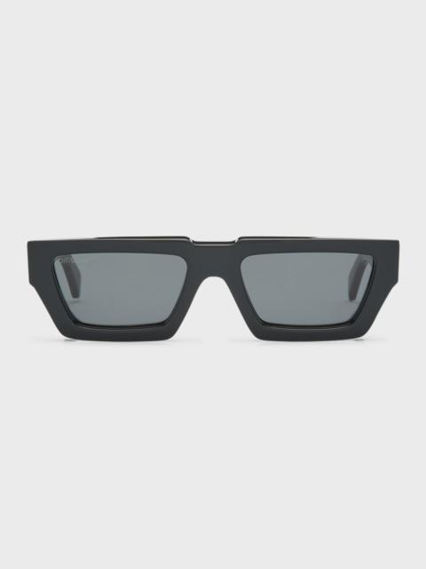 Manchester Acetate Rectangle Sunglasses