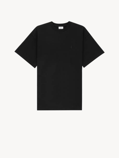 CASSANDRE T-SHIRT IN COTTON PIQUÉ