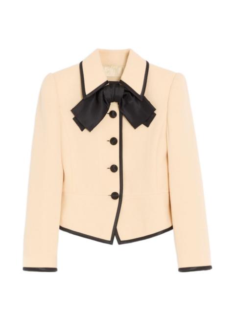 wool crepe jacket
