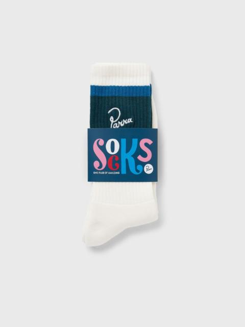 SIGNATURE STRIPED CREW SOCKS