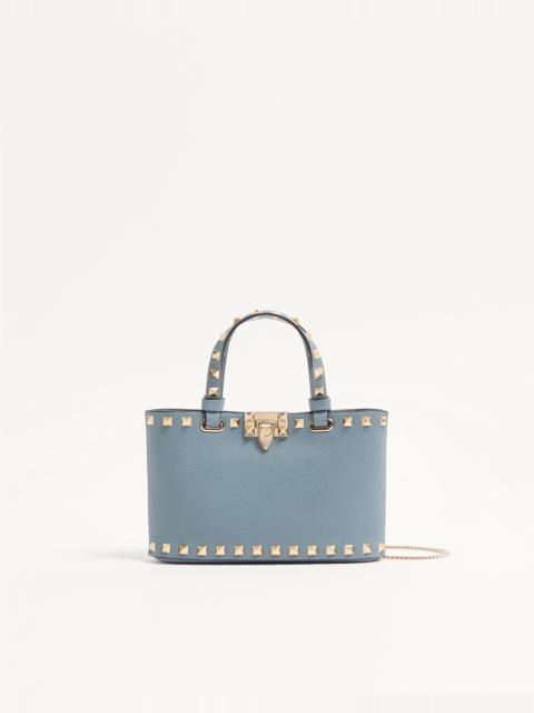 ROCKSTUD MINI SHOPPING BAG IN GRAINY CALFSKIN