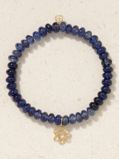 Cosmos 14-karat Gold, Sapphire And Diamond Bracelet