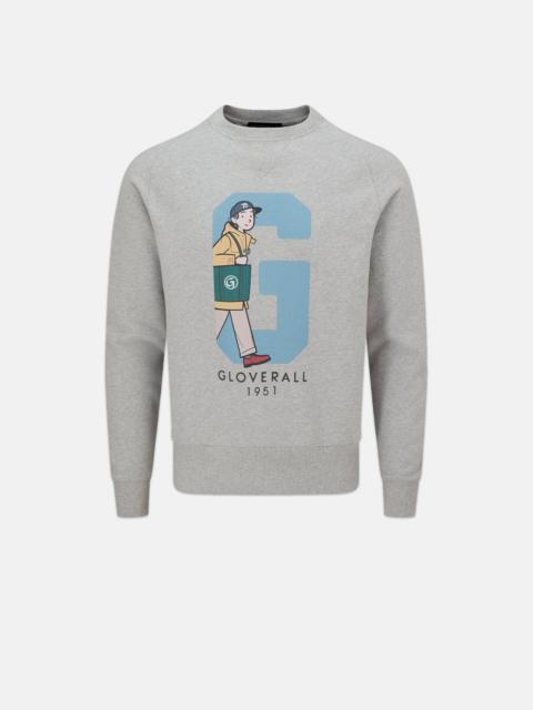 Unisex Ivy Boys Anniversary Graphic Sweatshirt Grey