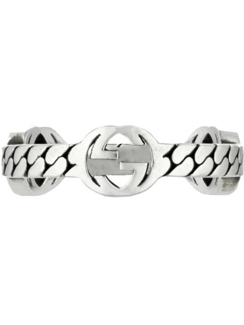 Gucci Interlocking G Ring Silver