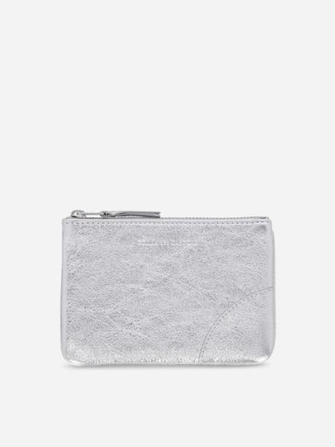 Silver Line Zip Pouch Silver