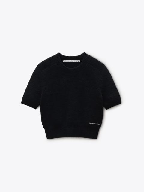 Short Sleeve Crewneck Tee Cropped