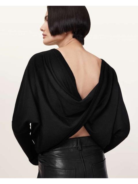 JULIEANA WRAP MERINO WOOL JUMPER