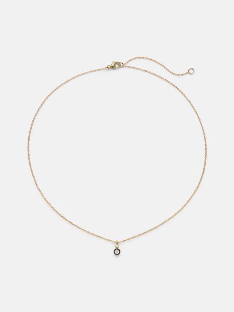 The Shadow 10kt gold choker with diamonds