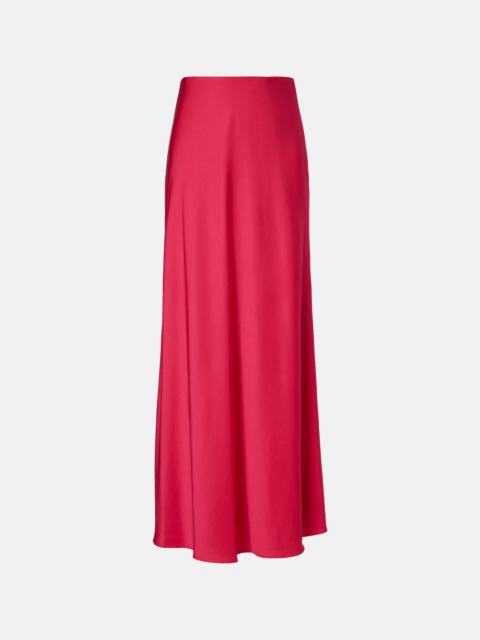 Kiri satin maxi skirt