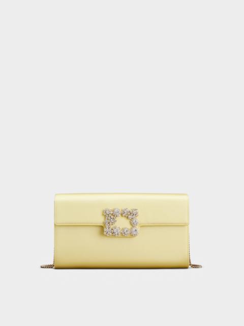 Efflorescence Clutch in satin