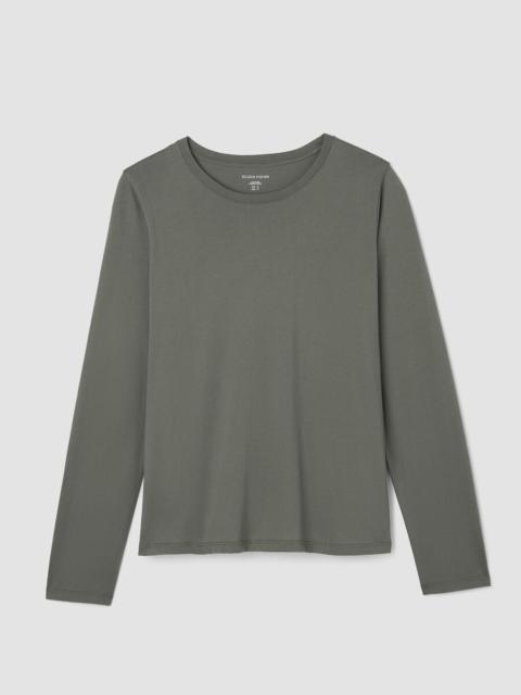 Organic Pima Cotton Jersey Long-Sleeve Tee