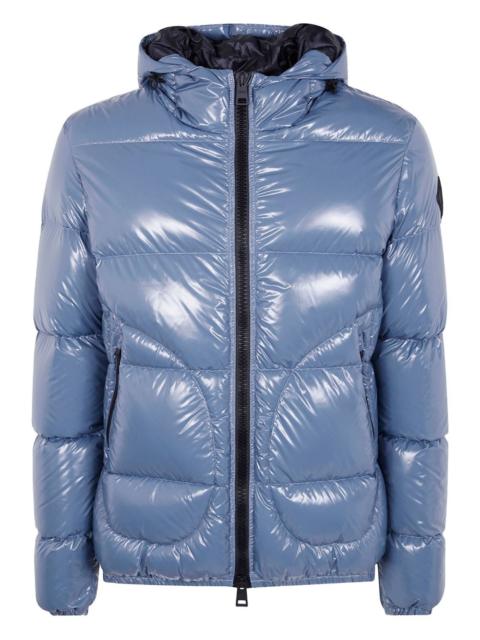 hooded quilted jacket