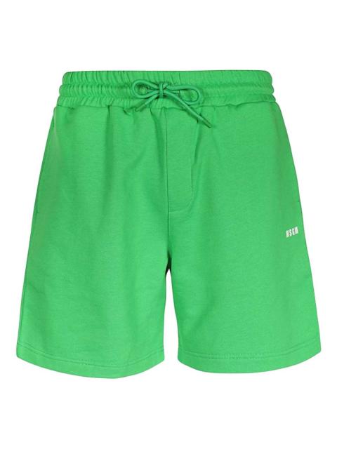 elasticated-waistband logo-detail shorts