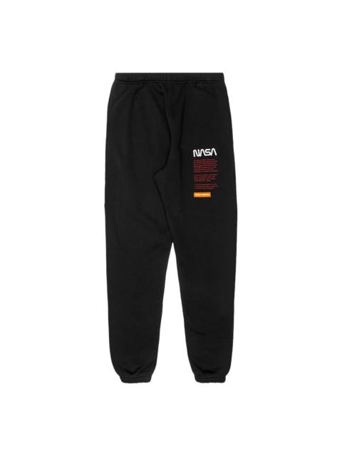 HERON PRESTON x NASA Facts Slim Pants 'Black' HMCH005F198080201088