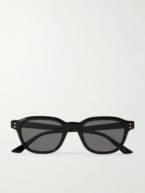 D-Frame Recycled-Acetate Sunglasses Black