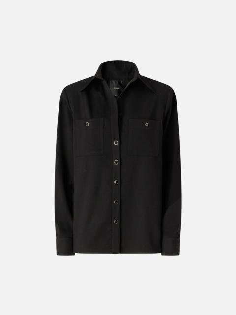 STRETCH OVERSHIRT WITH POCKETS