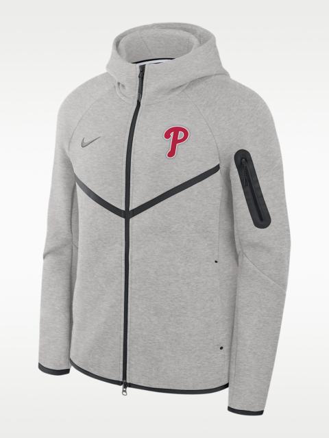 Philadelphia Phillies Tech Fleece Windrunner Men's Nike MLB Full-Zip Hooded Jacket