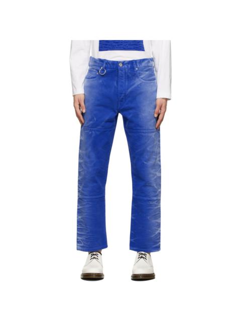 Blue Yves Klein Edition Corner Denim Jeans