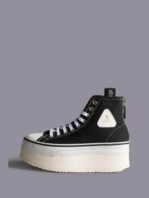 COURTNEY PLATFORM HIGH TOP SNEAKER - BLACK
