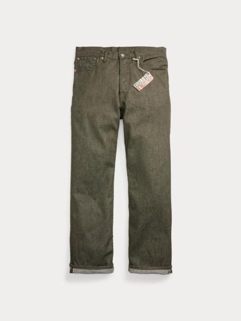 Vintage 5-Pocket Olive Selvedge Jean