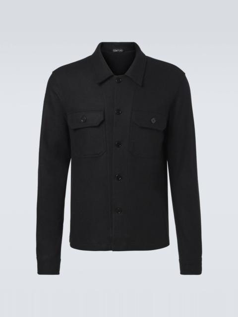 Cashmere overshirt