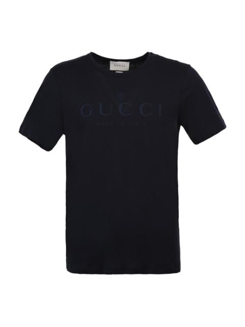 Gucci Classic Logo T-shirt 'Navy' 441685-X3A80-4440