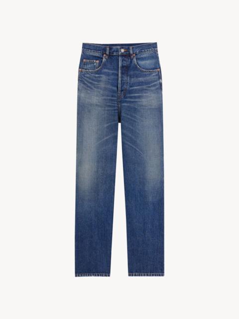HIGH-RISE JEANS IN HERITAGE VINTAGE BLUE DENIM