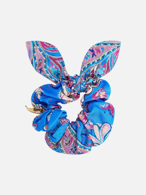 SCRUNCHIE WITH TIE AND CHARM