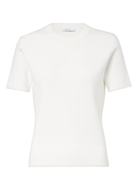 Max Mara Women Adelio Crepe T-Shirt With Logo