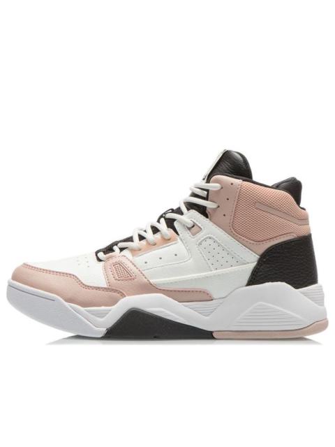 (WMNS) Li-Ning Basketball Shoes 'White Brown Black' AGBR084-2