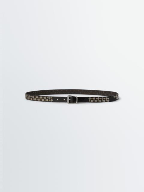 RIO STUDS BELT 20 MM IN LEATHER