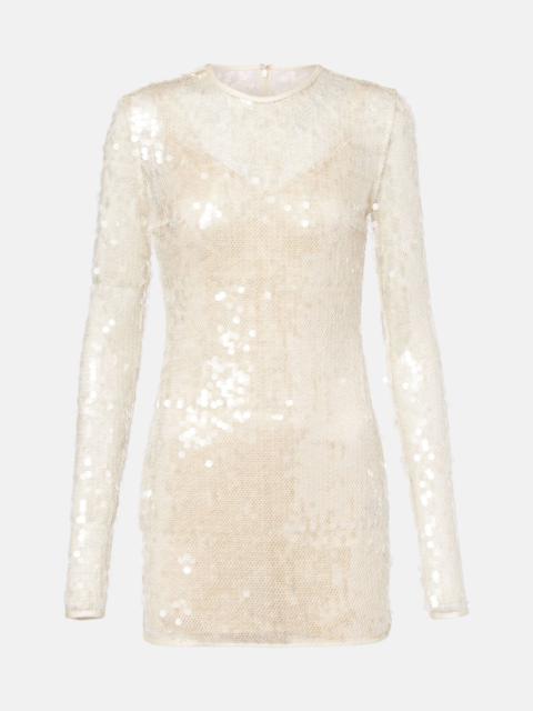 Sequined minidress