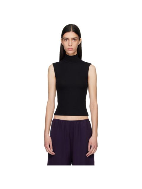 Black Lauren Sleeveless Turtleneck